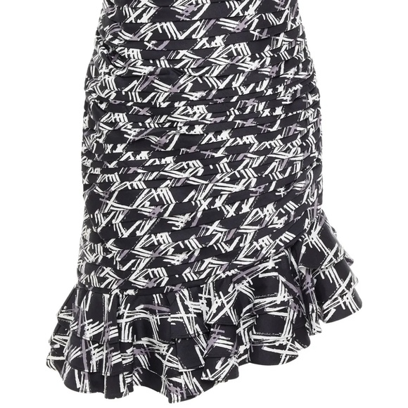 RETROFÊTE ruffled printed cotton-blend poplin mini dress - Picture 4 of 4